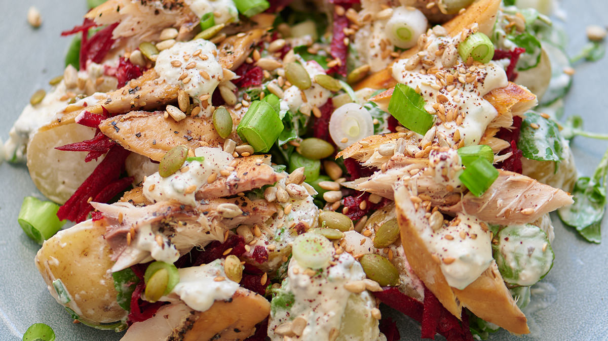 Smoked Mackerel Salad – Premier Smokehouse